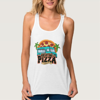 Regata Hashtag Pizza Racerback Topo