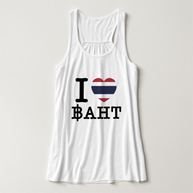Regata I Heart (Love) Baht (Frente do Design)