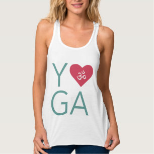 Regata I Love (Heart) Yoga com símbolo Om