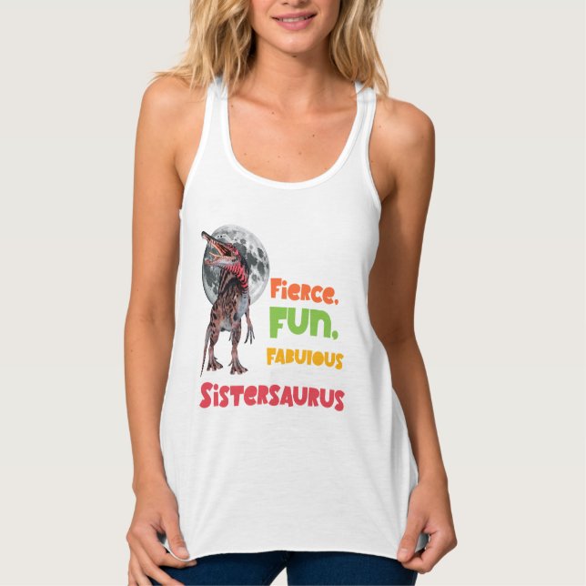 Regata Irmãs Saurus Esquadrão de Dinossauros Irmãs Combin (Frente)