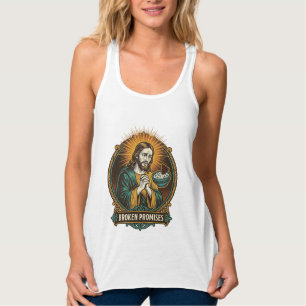 Regata Jesus Chip Quebrado Preso Na Tigela De Dip Humor D