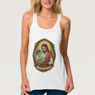Regata Jesus Exausto Tubo de Proteína Vazio Humor de Acad