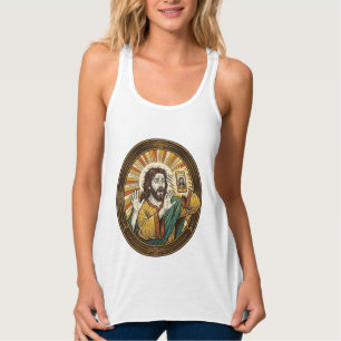Regata Jesus Selfie Acidental com Câmera Frontal e Papada