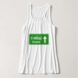 Regata Kalasin Ahead ⚠ Sinal de Tráfego Rodoviário Tailan