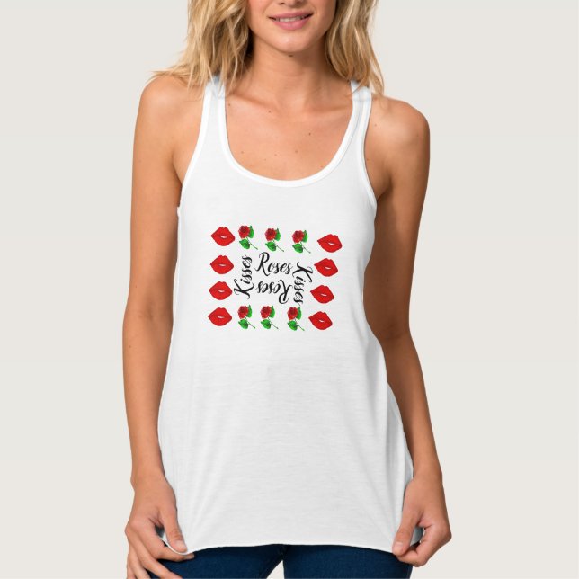 Regata Kisses e Rosas - t-shirt (Frente)