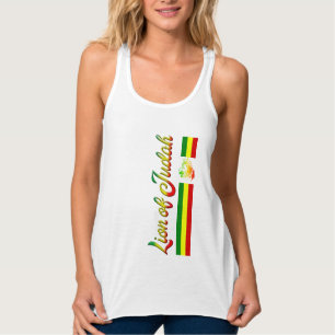 Regata Leão de Judá RASTA   Vermelho Dourado Verde