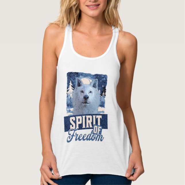 Regata Lobo Ártico Espírito de Liberdade Desenho de Vida  (Frente)