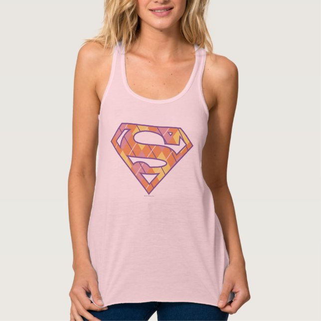 Regata Logotipo da Supergirl Argyle (Frente)