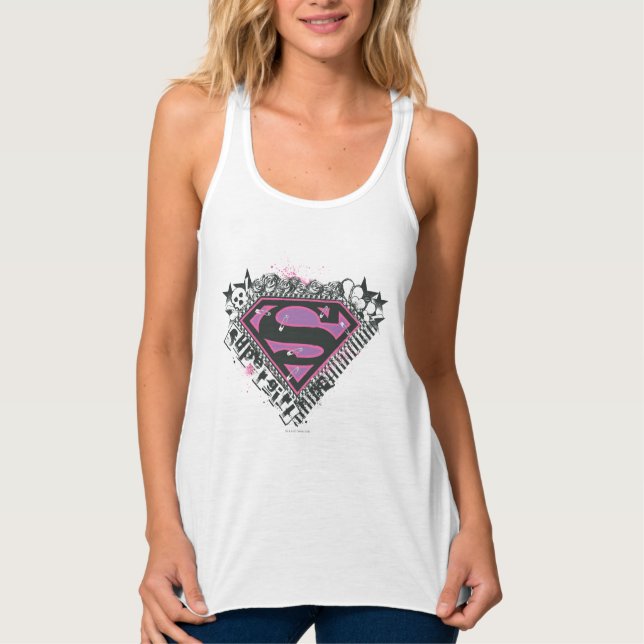 Regata Logotipo de pinos da Supergirl (Frente)