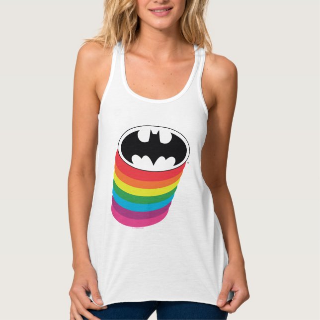 Regata Logotipo do Rainbow na Camada do Batman (Frente)