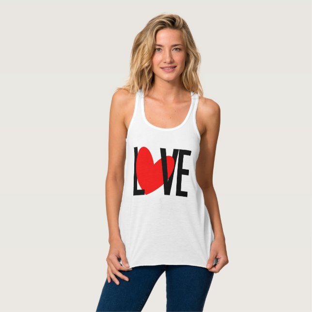 Regata Love Heart T-shirt (Frente Completa)