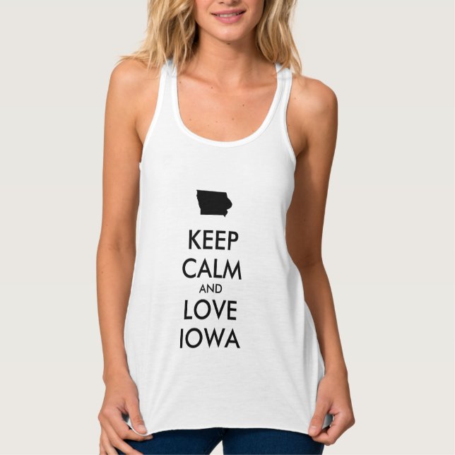 Regata Manter CALM e AMOR personalizáveis IOWA (Frente)