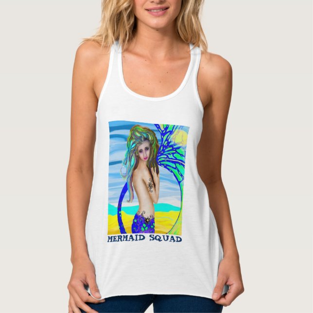 Regata MERMAID SQUAD Art T-Shirts (Frente)