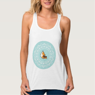 Regata Namaste Yoga Tricolor Corgi Workout Tank