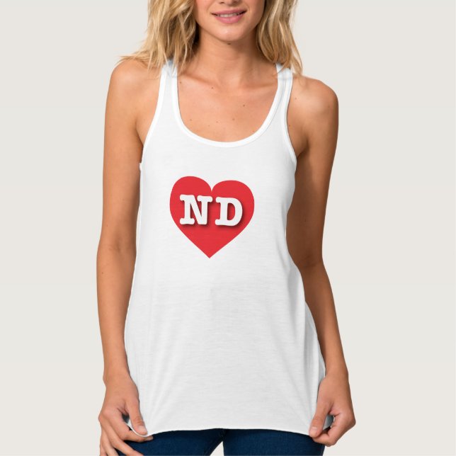 Regata North Dakota Red Heart - Eu amo ND (Frente)