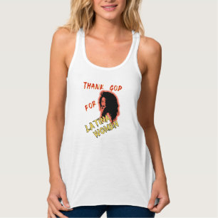 Regata Obrigado Deus Para As Mulheres Latina