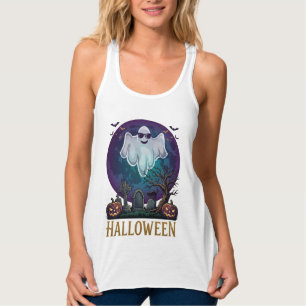 Regata Óculos de sol de fantasma de Halloween Lua Roxa Ce