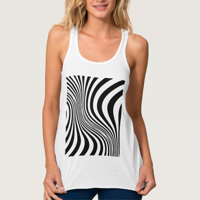 Regata Padrão de Textura de Impressão de Pele de Zebra (Frente)