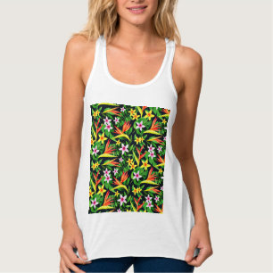 Regata Padrão Floral de Flores e Frutas em Aquarela-23768