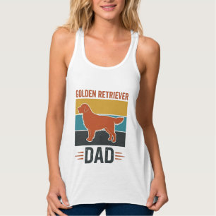 Regata Pai Golden Retriever Design Vetorial Amante de Cãe