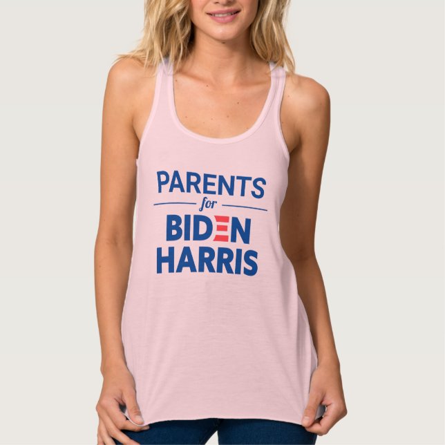 Regata Pais para multicores de texto personalizado Biden  (Frente)