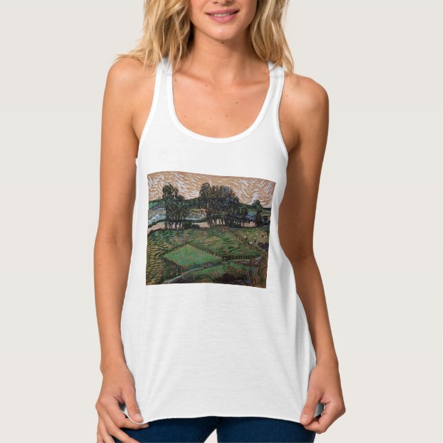 Regata Paisagem com Ponte sobre o Oise (van Gogh) (Frente)