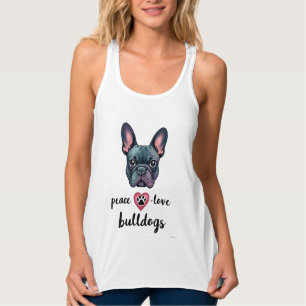 Regata Paz Amor Bulldogs Vintage Galáxia Bulldog Francês 