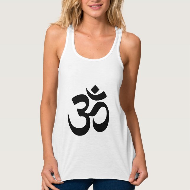 Regata Paz do ॐ do símbolo do OM Namah Shivaya Aum Shanti (Frente)