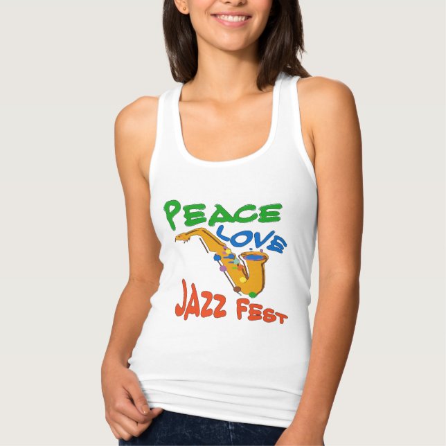 Regata Peace Love Jazz Fest Sax (Frente)