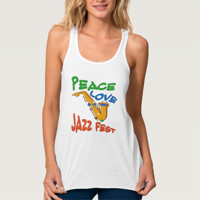 Regata Peace Love Jazz Fest Sax (Frente)