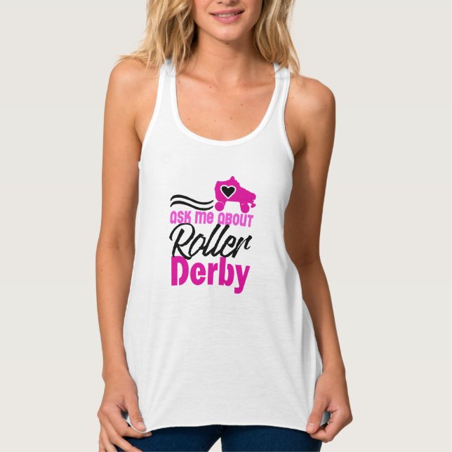 Regata Pergunte sobre Roller Derby, Roller Skating (Frente)