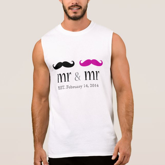 Regata Personalizado & Mr. Mustache T-Shirt (Frente)