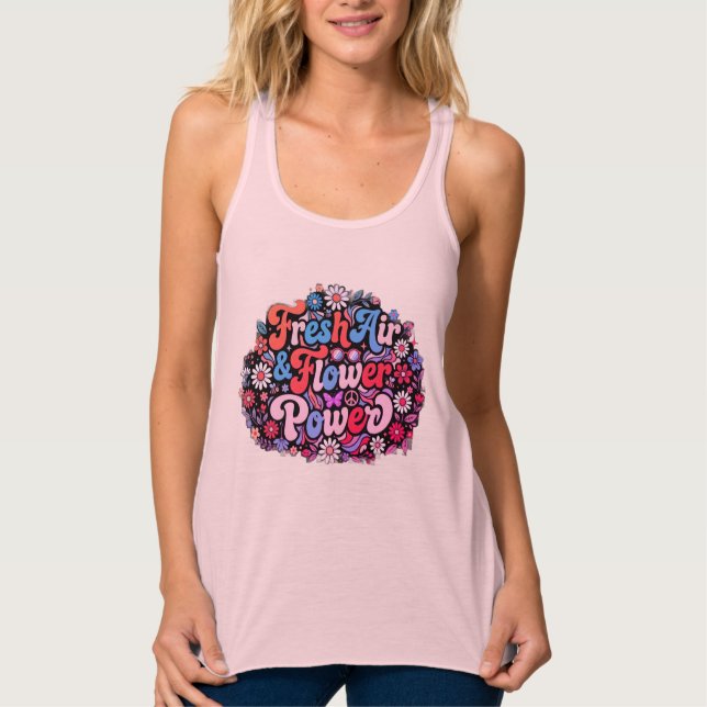 Regata Poder Floral Boho Gráfico (Frente)