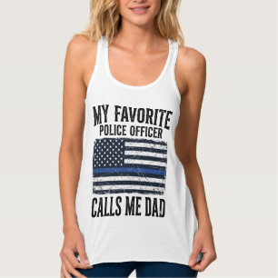 Regata Policial Pai Thin Blue Line Vintage Vetor D