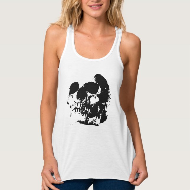 Regata Pop Art Skull (Frente)