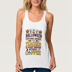 Regata Professor de Halloween Sem Roupa Necessária Café E