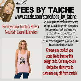 Regata Região da Pensilvânia, Flor Mountain Laurel Illu