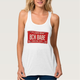 Regata Retro Beach Babe 1969 | Gráficos de Placa de Licen