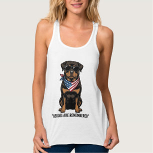 Regata Rottweiler Patriótico Cão Herói Design Vintage_1