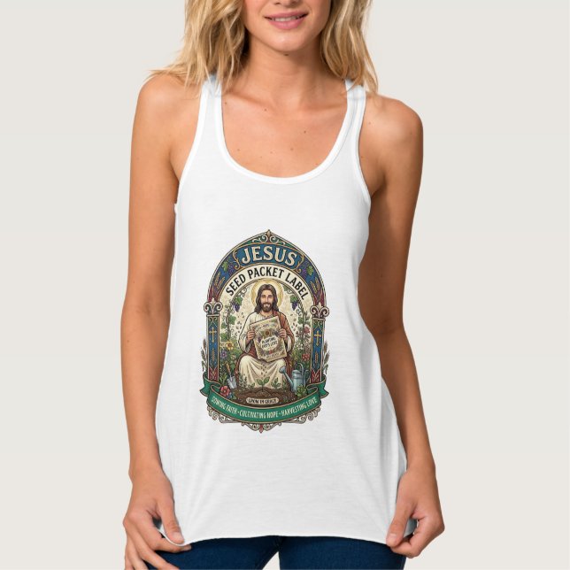 Regata Rótulo de Pacote de Sementes Jesus Pacote de Semen (Frente)