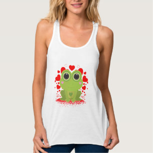 Regata Sapo Kawaii Fofo Corações XOXO Amor Estético