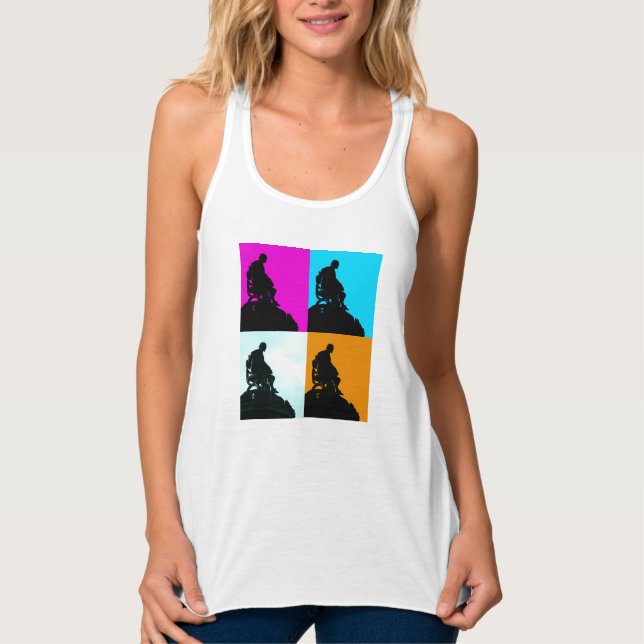 Regata Silhouette de escultura de Shakespeare (Frente)