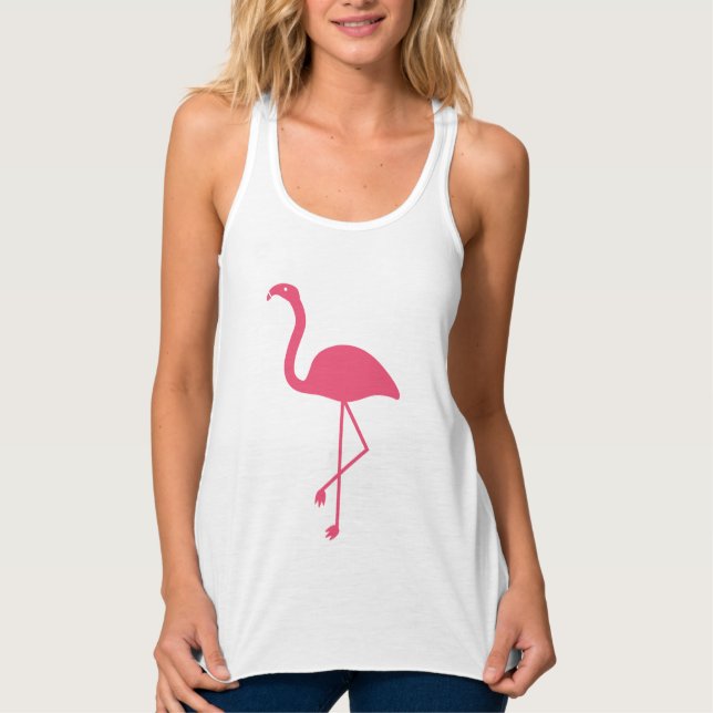 Regata Silhouette Flamingo Rosa (Frente)