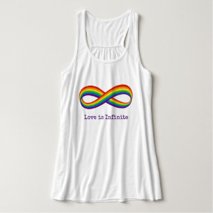 Regata Símbolo de Amor Infinito do Arco-Íris Orgulho gay