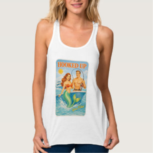 Regata Siren Pin-Up Pescaria Sirene Divertida Retro Peixe