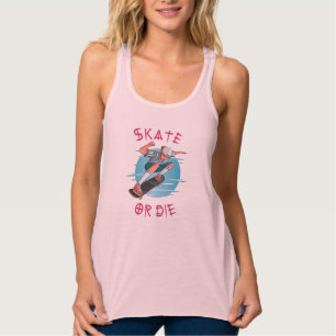 Regata Skate ou morrer Skateboarder Boy