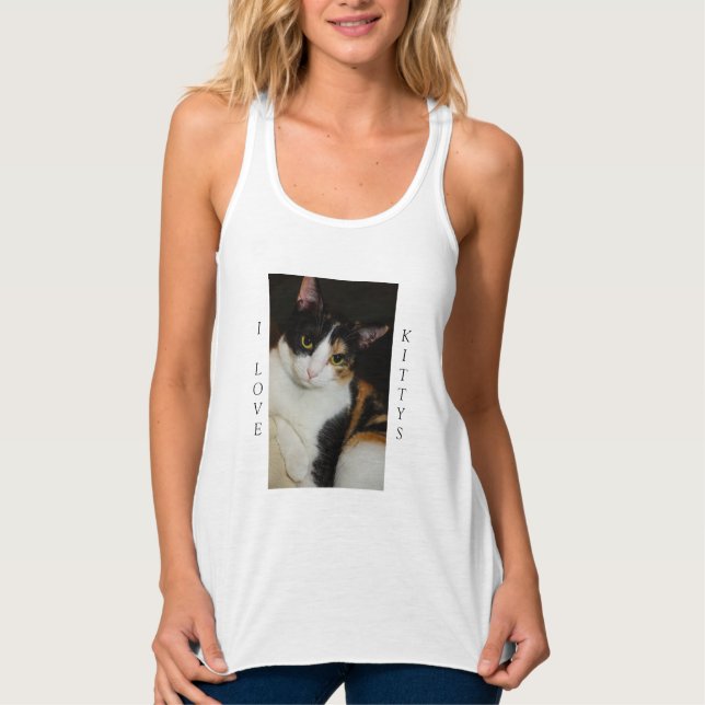 Regata Só Andando Por Aí Eu Amo Gatinhos (Frente)