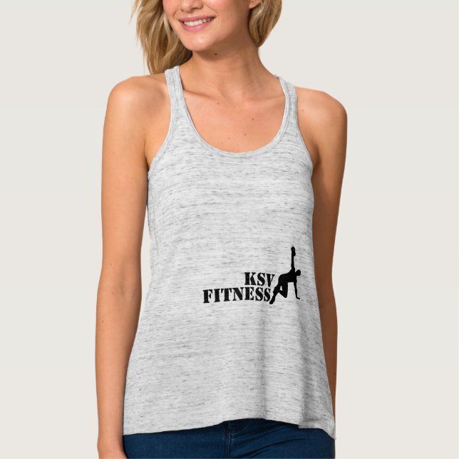 Regata Sua Ajustado Slim Racerback Tank Personalizada das (Frente)