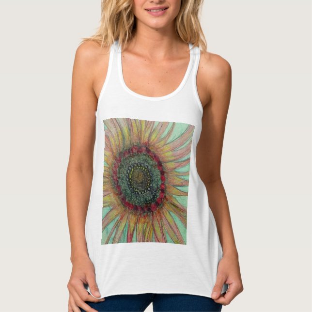 Regata Sua Ajustado Slim Racerback Tank Personalizada das (Frente)