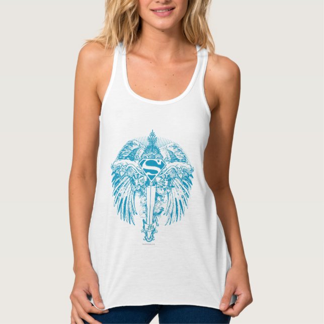 Regata Supergirl Blue Wings (Frente)